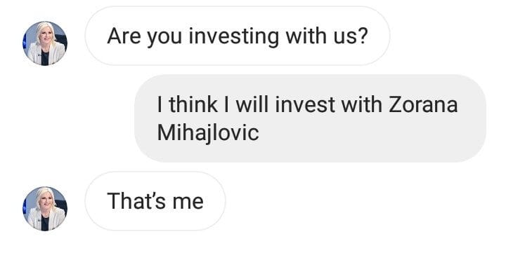 Melissa claimed to be Serbian official 