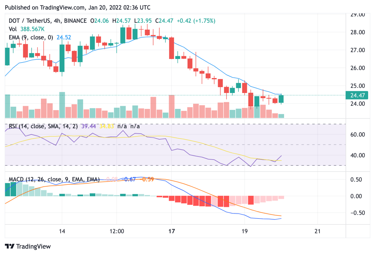 Polkadot price analysis: DOT presents buying opportunity before $30 ascent 3 Polkadot price analysis: DOT presents buying opportunity before $30 ascent 3