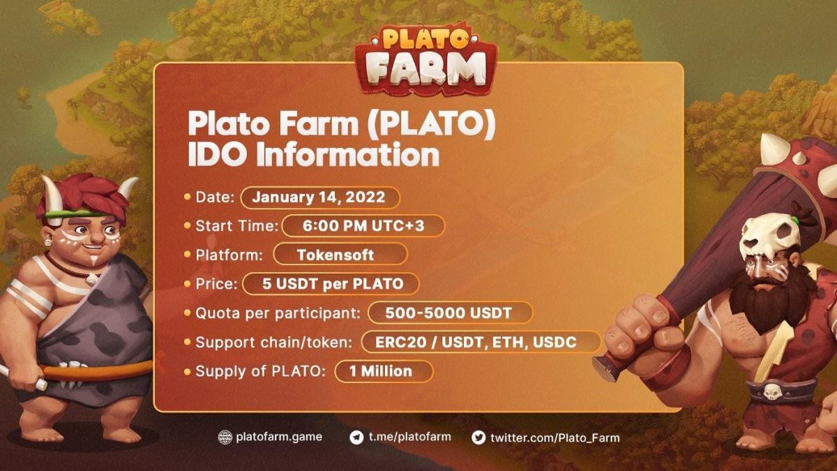 Plato Farm completed its $5 million IDO in 13 hours 1