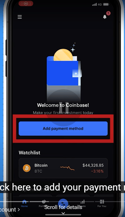 How to find Coinbase wallet address 1