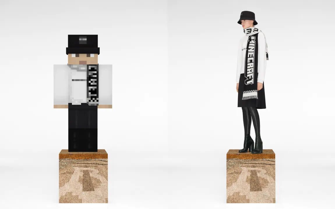 Minecraft skins bring Burberry fashion to your blocks
