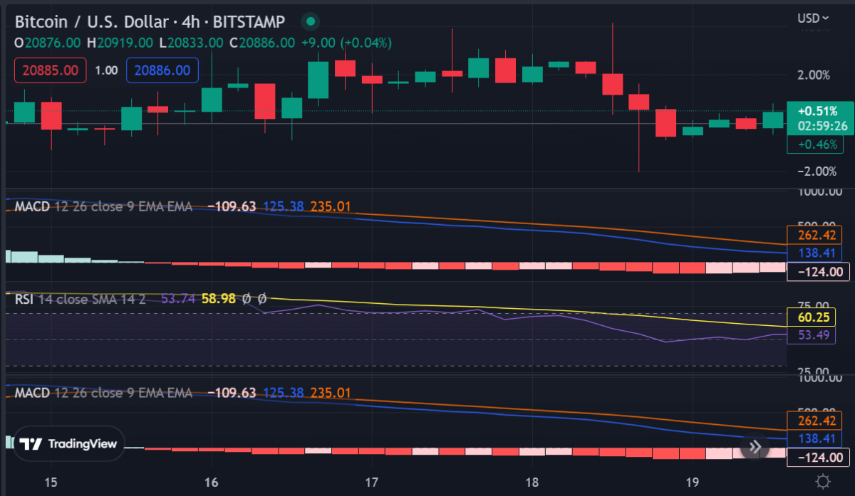 Bitcoin price analysis: BTC slips below $21,000 after a minor correction 3 image 394