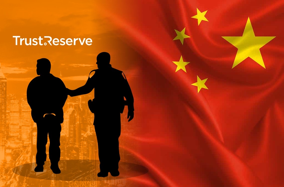El equipo del emisor de Stablecoin Trust Reserve es detenido por la policía en China