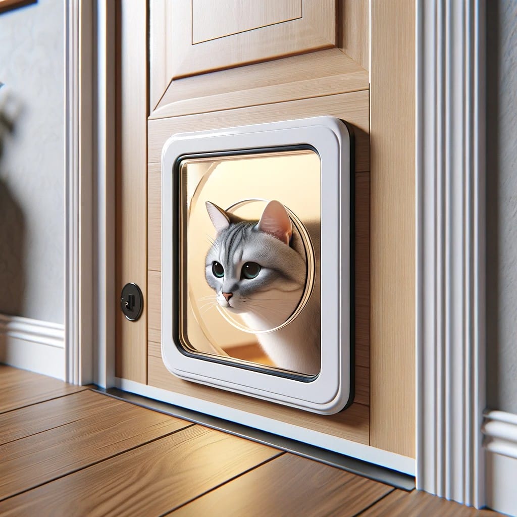 Innovative AI-Powered Cat Door by Flappie Revolutionizes Pet Access Control